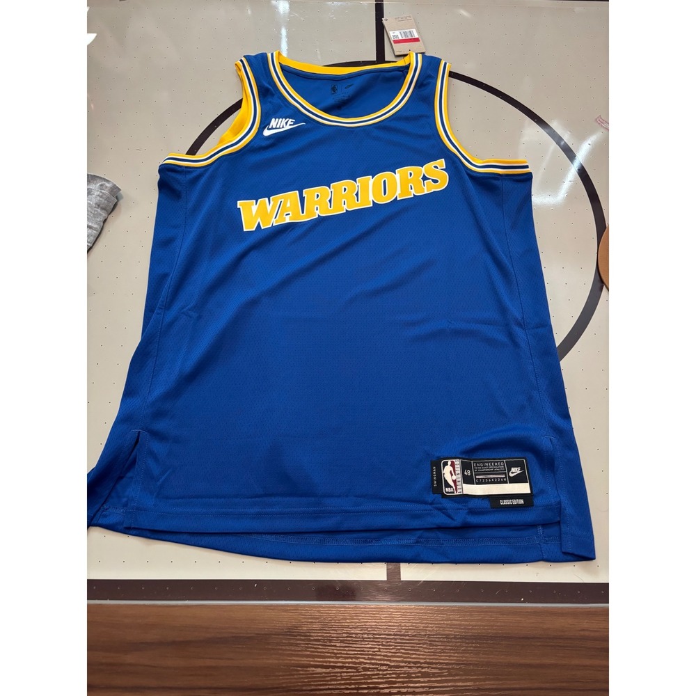 Nike Golden State Warriors Classic Edition Swingman Jersey Blue Men's Large